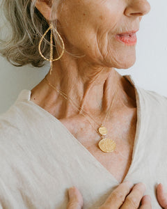 Holly Coin Pendant